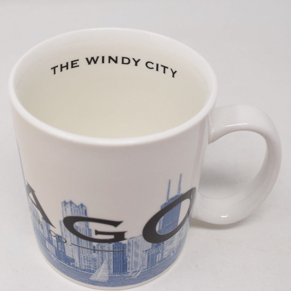Starbucks Chicago Barista Skyline Series Mug 2002 16 oz Coffee Tea Cocoa - Picture 7 of 11